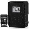 NEWIROVE Large Key Safe Wall Mounted Key Cabinet with Combination