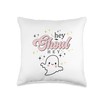 Hey Ghoul Hey Graphic Design Throw Pillow, 16x16, Multicolor