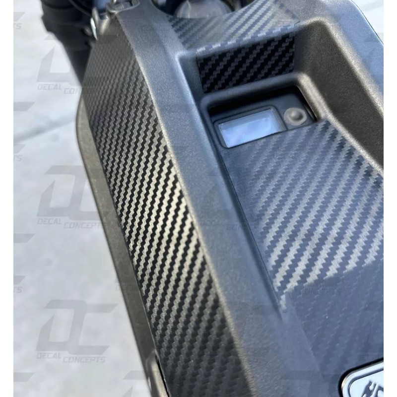Decal Concepts Sur-Ron Carbon Fiber Battery Cover Accent Decal Kit
