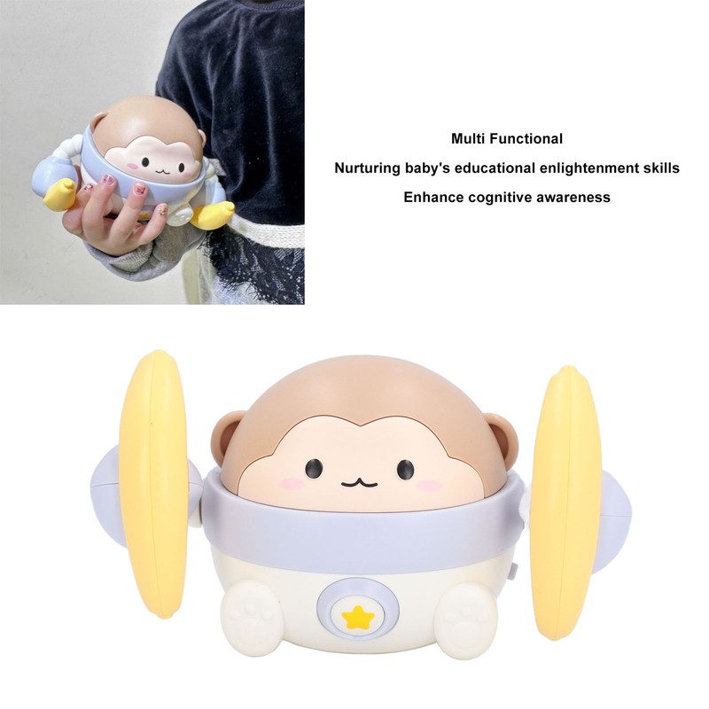 Electronic Tumbling Monkey Puzzle Guided Head Up Exercise Educational Crawling