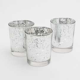Richland Silver Mercury Votive Candle Holders Set of 72