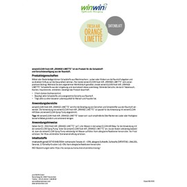 winwinClean Fresh Air Air Purification Concentrate 'Orange Lime' 500 ml I Also Suitable for ProWin Air Bowl