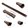 3 pack Flexible Rain Gutter Downspout Extensions,Drain Downspout Extender,Gutter Extension