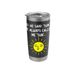 Retro Vintage Sun – Wistful Minimalist Celestial Aesthetic Stainless Steel Insulated Tumbler