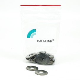 DAUMLINK® Body Washer Material Stainless Steel V2A (Pack of 25), Large Washer (8.4 x 25 x 1.5)