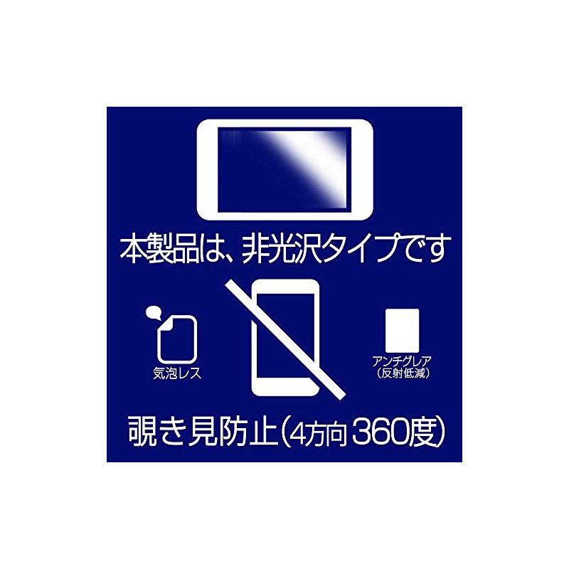 Sony WALKMAN NW-A100 Series (NW-A100TPS/A105/A105HN/A106/A107) [Peeping Prevention] LCD Protective Film,
