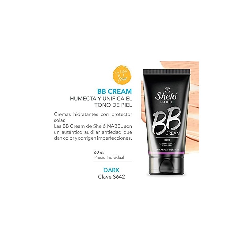 Bb Cream Con Protector Solar Humecta Unifica 3 Tonos De