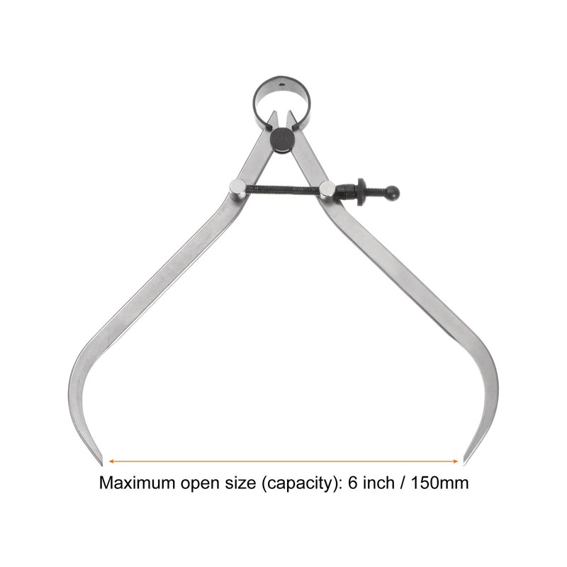 sourcing map Spring Joint Caliper 6 inch / 150mm Adjustable