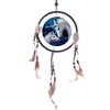 Puckator Dreamcatcher Sacred Love Unicorns-Lisa Parker-16cm, Fabric/Feathers/Plastic, Black, One Size,