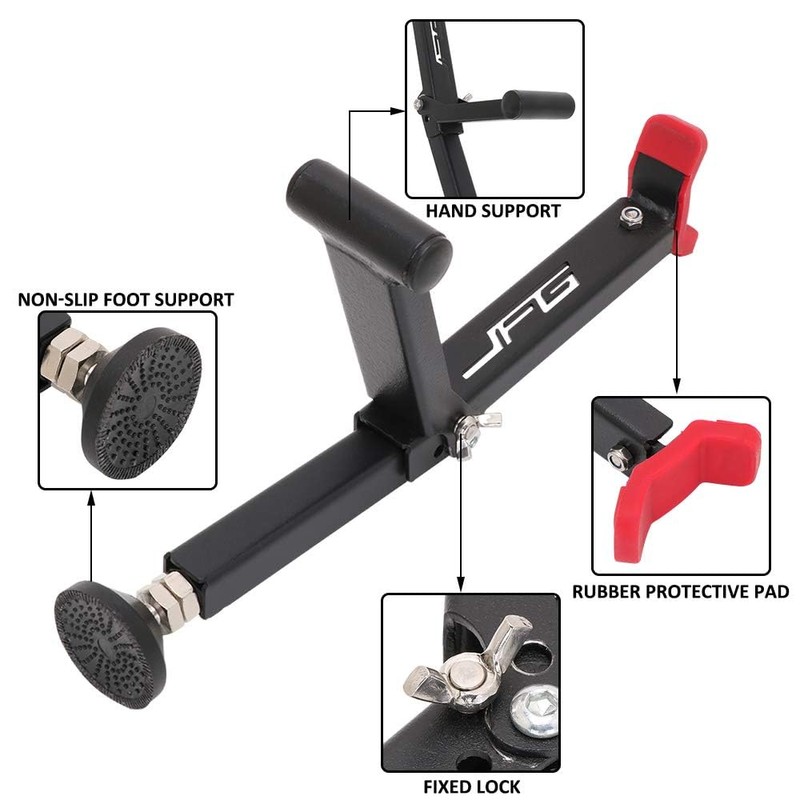 USTPO Universal Motorcycle Rear Wheel Lift Height Angle Adjustable Foldable