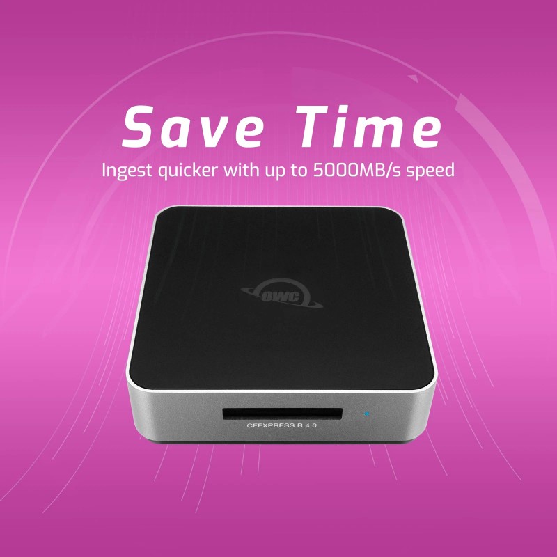 OWC Atlas USB4 CFexpress 4.0 Type B Card Reader, 40Gb/s