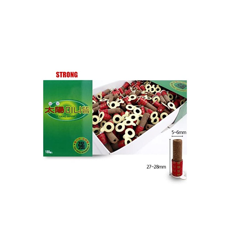 [Medicinal Herb] Mini Moxibustion/태양 미니뜸 (강) (Red(Strong))