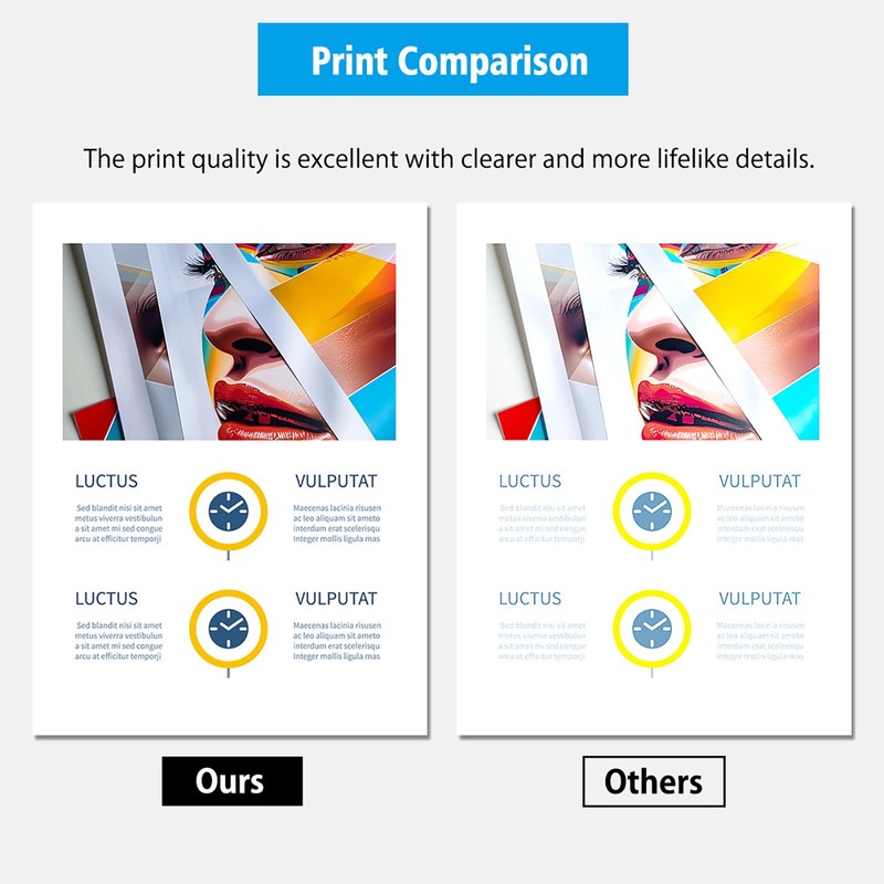 LC406XL Compatible Ink Cartridges 4 Colors High Capacity Black 6000