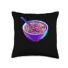Menudo Soup Synthwave Throw Pillow