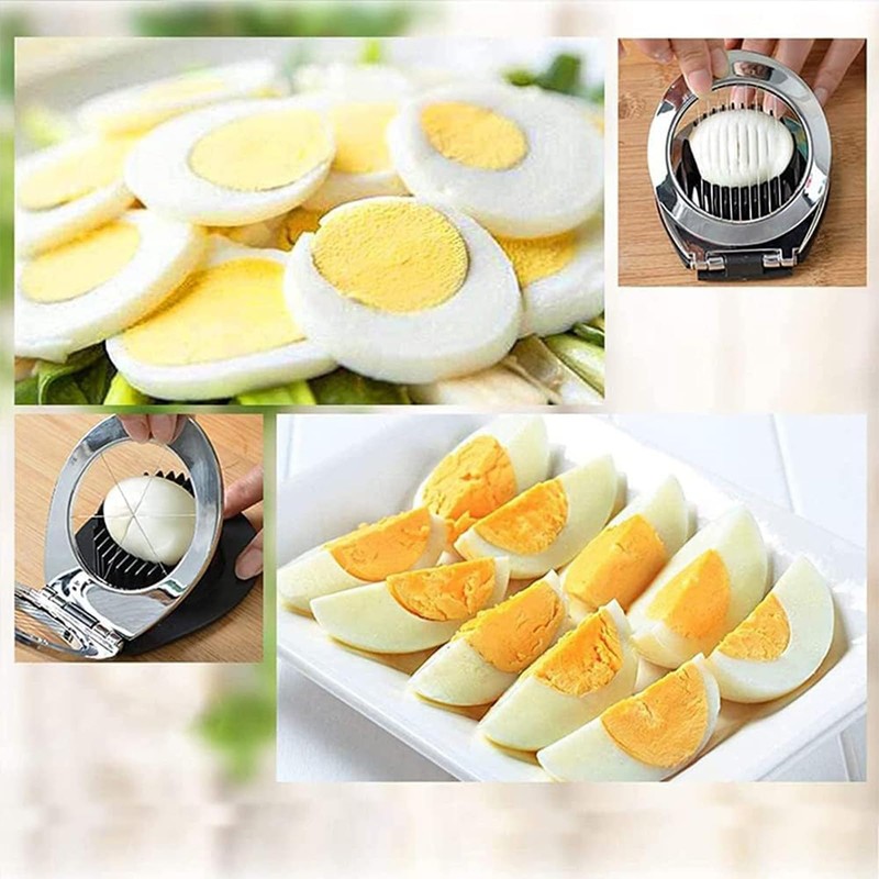 1 pcs Boiled Egg Cutter, Egg Cutter, Egg Slicer, Stainless