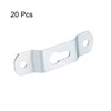 sourcing map Keyhole Hanging Plate, 49mm x 13mm Single Hole