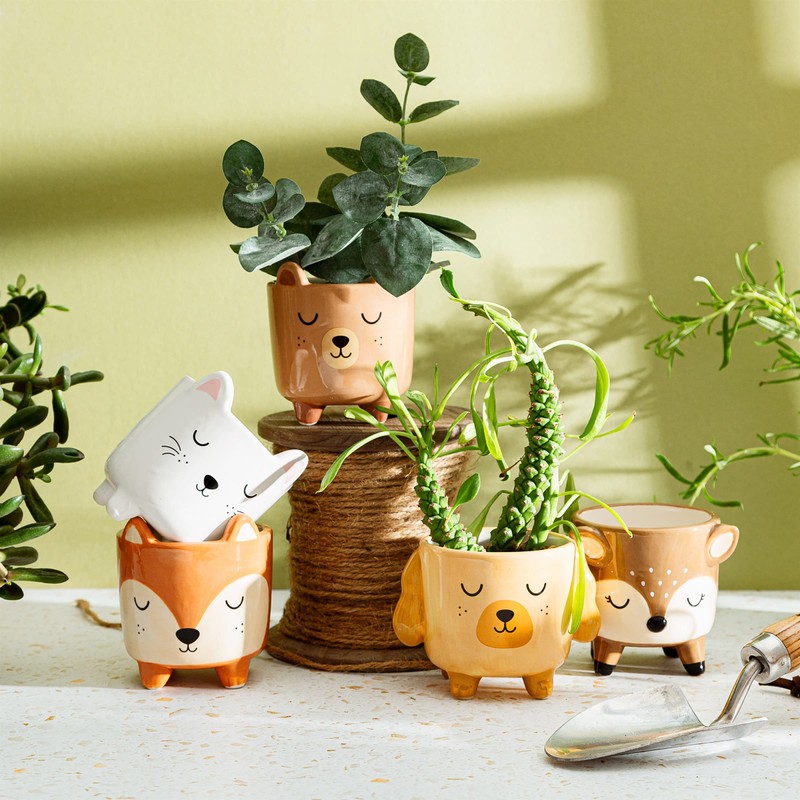 Sass & Belle Mini Deer Planter On Legs