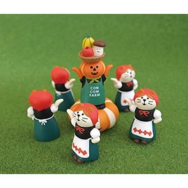 Deco Corporation ZHW-28880 Concombre Folk Dance Cat GIRL 1.5 x 0.9 x 2.1 inches (38 x 23 x 53 mm)