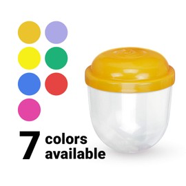 Entervending Vending Machine Capsules - 2 Inch Frosty-Clear Acorn Capsules - 50 Pcs Empty Toy Capsules - Green Plastic Capsules for Toys - 51 mm Prize Machine Capsules - Claw Machine Containers