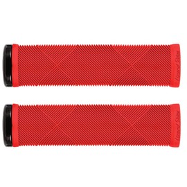 リザードスキンズ(Lizard Skins) 自転車用 ハンドルバー グリップ ストラータ シングル クランプ ロックオン Strata Single Clamp Lock On 直径32.25mm キャンディーレッド 左右ペア LOSTR500