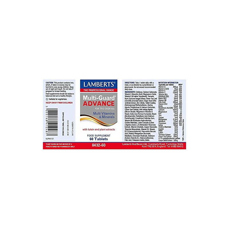 Lamberts - Multi-guard advance - 60 tabs