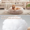 BedStill 36 inches Donut Dog Bed for Large Dogs -Calming