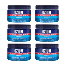Ozium 8 Oz. Odor Eliminating Gel 6 Pack for Homes, Cars, Offices and More, 6 Pack