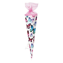 Nestler School Cone/Sugar Cone / 50 cm / Round / Butterflies