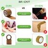 brackit Moving Tape Standard and Extra wide Brown Packing Tape,