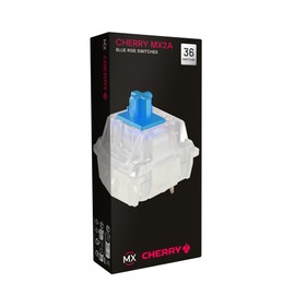 Cherry MX - Kit de interruptor RGB | Interruptores de teclado mecánicos de 23 o 36 piezas | Teclado de intercambio en caliente o para juegos | MX2A azul