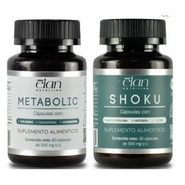 Suplemento metabolico con Astanxantina | L Carnitina | Cromo | Chitosan | + Suplemento Shoku No Carb | Ganoderma (Reishi)