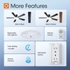 addlon Ceiling Fans with Lights, 52 inch Flush Mount Ceiling