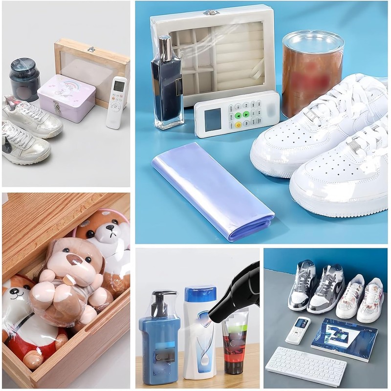 Edinstry 100pcs Clear POF 1-way Protective Cover Anti-smudge Film Gift
