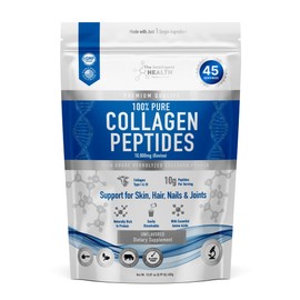 Hydrolysed Collagen Powder (Bovine) - High Protein Grass Fed Unflavoured Peptides - Collagen Supplements for Women | Gluten Free, Paleo & Keto Friendly (450G)