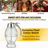 Shatterproof Honey Dispenser No Drip with Stand, Clear Syrup Dispenser