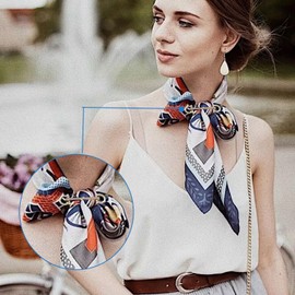 LSBDJDL 2 Pack scarf ring horse chew scarf clasp ring ladies scarf ring DIY accessories (Combo 2)