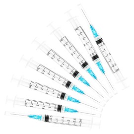 SHAOTONG 3ml 23G Syringes with needle Luer Lock sterile Packaging (100)…