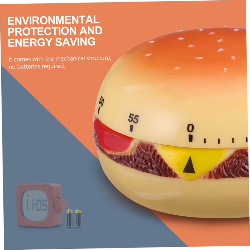 Ciieeo 1pc Mechanical Timer Reminder Tool for Cooking Study Home