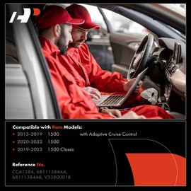 A-Premium Steering Wheel Mounted Cruise Control Switch Buttons Compatible with Ram 1500 2013-2022, 1500 Classic 2019-2023