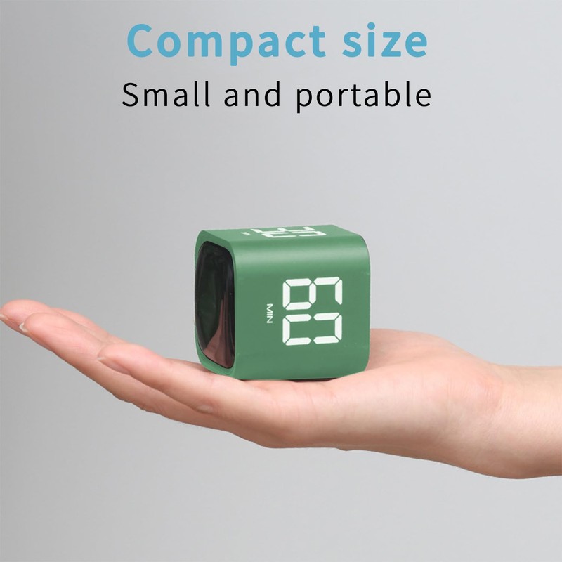 QUMOX Timer Cubo 5 10 30 60 Minuti, Timer Digitale