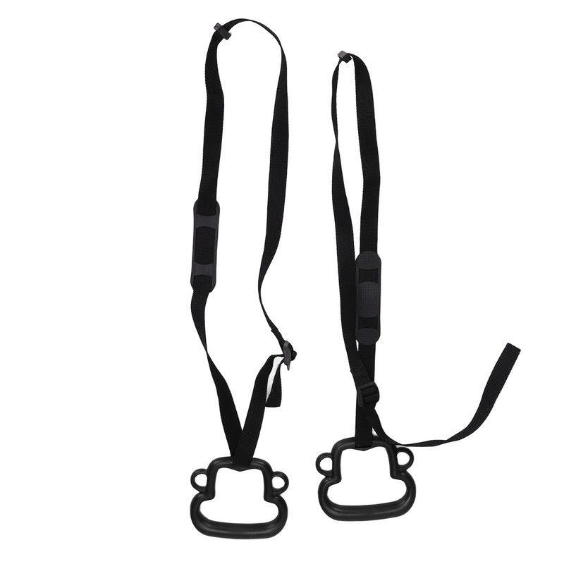 2Pcs Kids Gymnastic Rings Monkey Shape Load Bearing 150KG Ergonomic