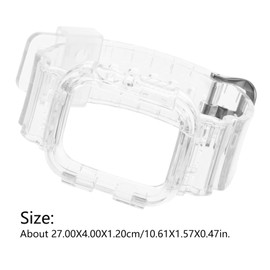 Gatuida Delicate Sports Watch Strap for Series Comfortable One-Piece Design TPE Material for Men Buckle