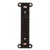 Leviton Toggle Plastic Adapter Plate, Blank Toggle No Hole, 80700,