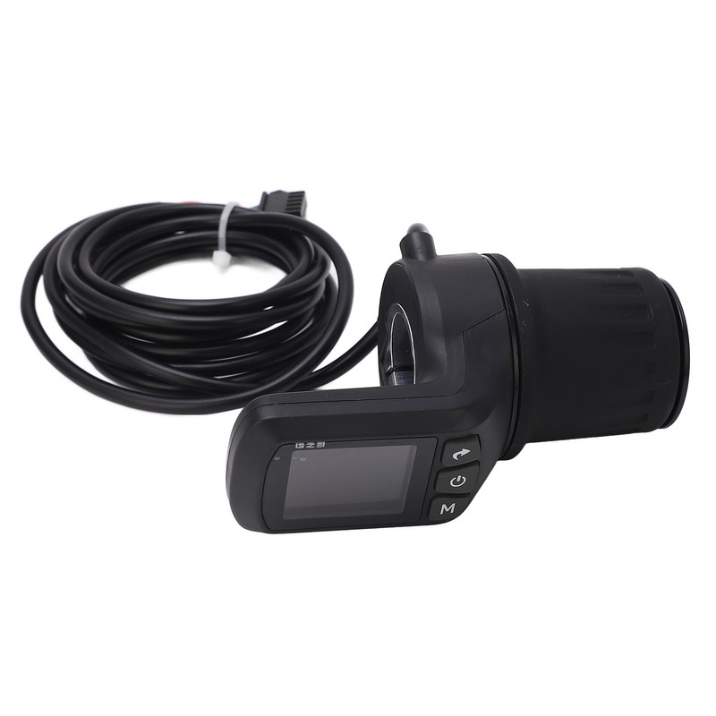 Electric Bike Meter Kit ABS LCD Display Panel Half Handle