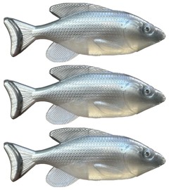 R&R Tackle Weedless Willy Swimbait – 3.5in Soft Plastic Fishing Lure for Bass, Snook, Redfish, Trout – Weedless Design for Freshwater & Saltwater Fishing (Mullet)