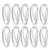 10pcs 50mm Heavy Duty Snap Rope Hook Stainless Steel Spring
