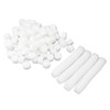 100 Set Hydroponic Grow Baskets Sponges Circular Planting Baskets Plant
