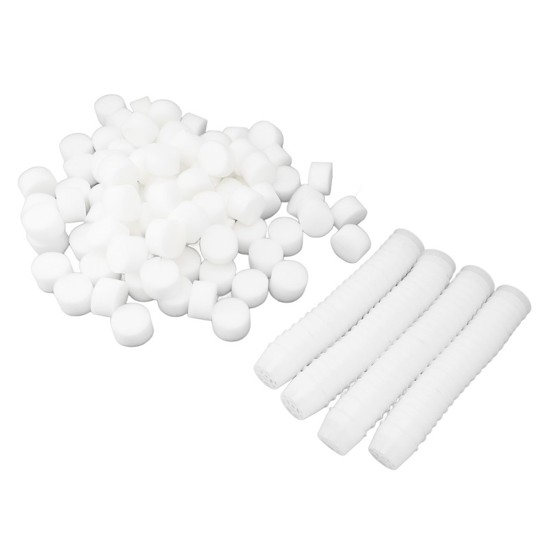 100 Set Hydroponic Grow Baskets Sponges Circular Planting Baskets Plant