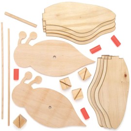 Baker Ross Bee Pinwheel Craft Kits for Kids Craft Projects (Pack of 2)