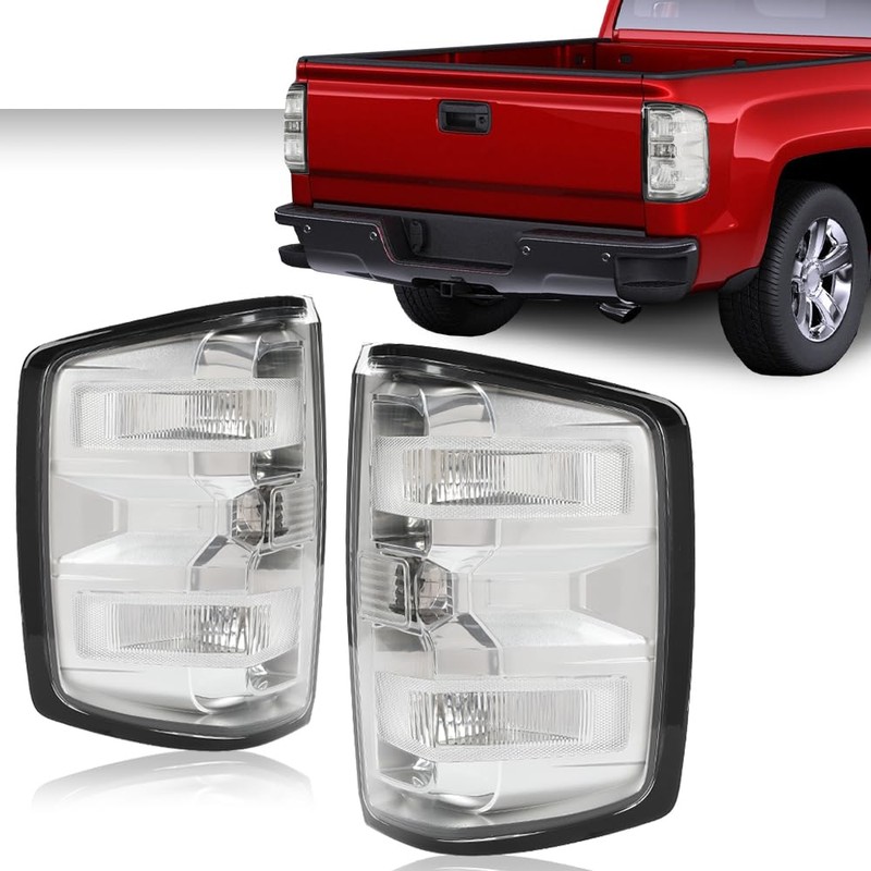 GRAND ORANGE Rear Tail Lights Assembly Rear Lights Tail Lamp